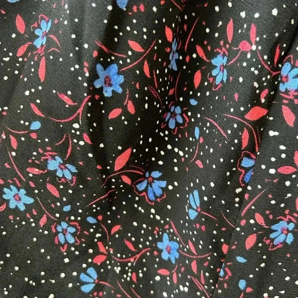 NWT AQUA Women’s Belted Floral Long Sleeve Off the Shoulder Romper | size XS - Picture 4 of 7